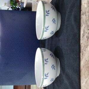 Villeroy & Boch 1748 Porcelain cereal/ rice bowls, two bowls, sold together.